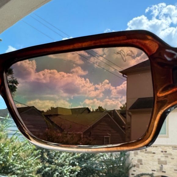 Maui Jim Palms Super Thin Glass Chocolate Polarized Wrap Sunglasses with Case - Picture 8 of 16